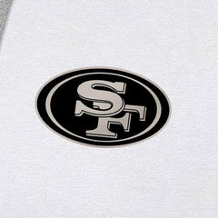 San Francisco 49ers Antigua Brushed Carbon Victory Pullover Hoodie