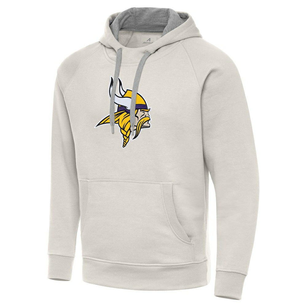 Minnesota Vikings Antigua Victory Raglan Pullover Hoodie