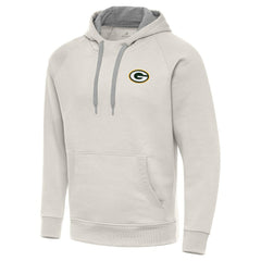 Green Bay Packers Antigua Victory Raglan Pullover Hoodie