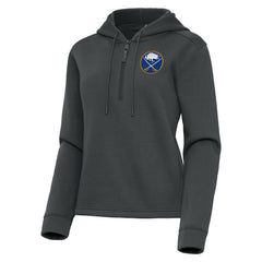 Buffalo Sabres Antigua Women's Contemporary Quarter-Zip Hoodie On Sale