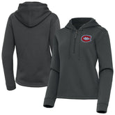 Montreal Canadiens Antigua Women's Contemporary Quarter-Zip Hoodie Outlet