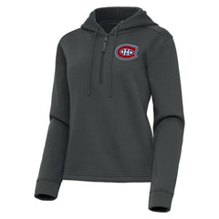 Montreal Canadiens Antigua Women's Contemporary Quarter-Zip Hoodie Outlet