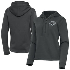 Los Angeles Kings Antigua Women's Contemporary Quarter-Zip Hoodie For Sale