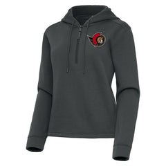 Ottawa Senators Antigua Women's Contemporary Quarter-Zip Hoodie Sale