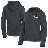 Vancouver Canucks Antigua Women's Contemporary Quarter-Zip Hoodie Discount