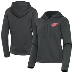 Detroit Red Wings Antigua Women's Contemporary Quarter-Zip Hoodie Sale