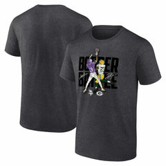 Green Bay Packers Fanatics Jordan Addison & Jaire Alexander Minnesota Vikings vs. Border Battle Player T-Shirt