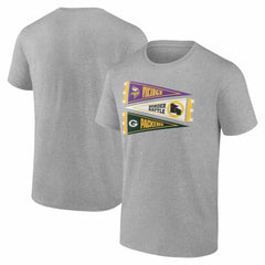 Green Bay Packers Fanatics Minnesota Vikings vs. Border Battle Pennant T-Shirt