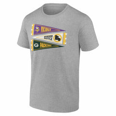 Green Bay Packers Fanatics Minnesota Vikings vs. Border Battle Pennant T-Shirt