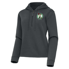 Boston Celtics Antigua Women's Contemporary Quarter-Zip Hoodie Online