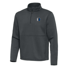 Dallas Mavericks Antigua Twist Quarter-Zip Pullover Top - Pewter sale New