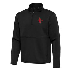 Houston Rockets Antigua Twist Quarter-Zip Pullover Top - Black outlet Online
