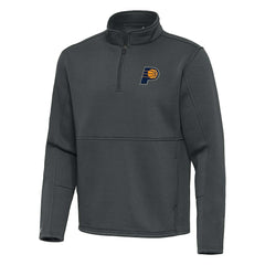 Indiana Pacers Antigua Twist Quarter-Zip Pullover Top - Pewter cheap Outlet