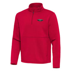 New Orleans Pelicans Antigua Twist Quarter-Zip Pullover Top - Red for sale Outlet
