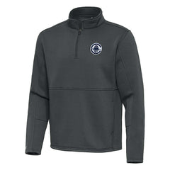 LA Clippers Antigua Twist Quarter-Zip Pullover Top - Pewter outlet Outlet