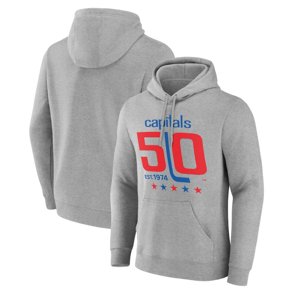 Washington Capitals 50th Anniversary Pullover Hoodie For Sale