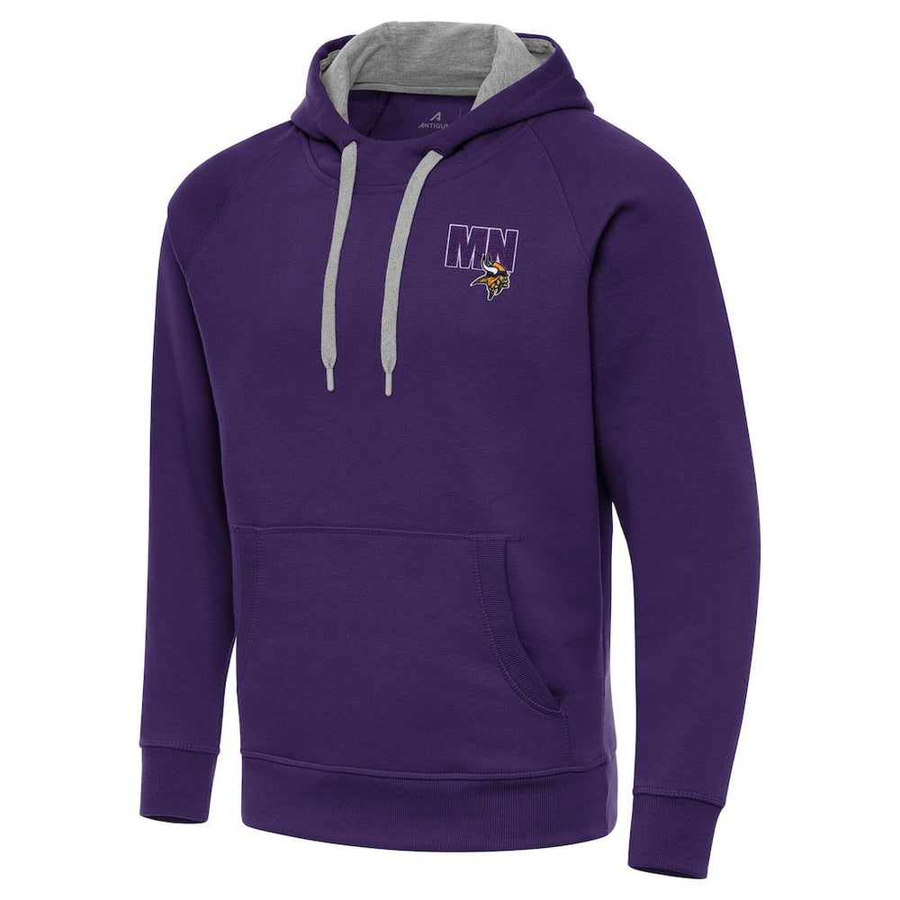 Minnesota Vikings Men's Antigua Victory Pullover Hoodie