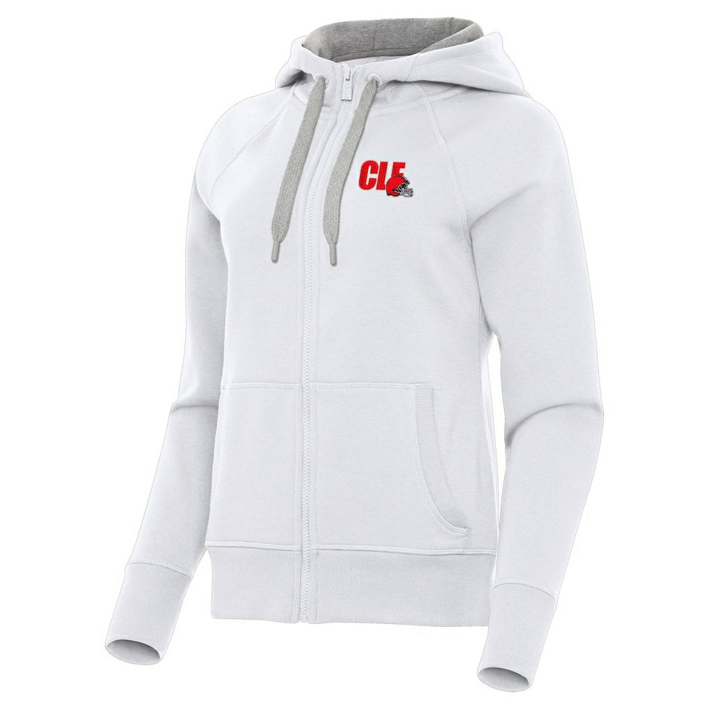 Cleveland Browns Antigua Women's Victory Full-Zip Hoodie