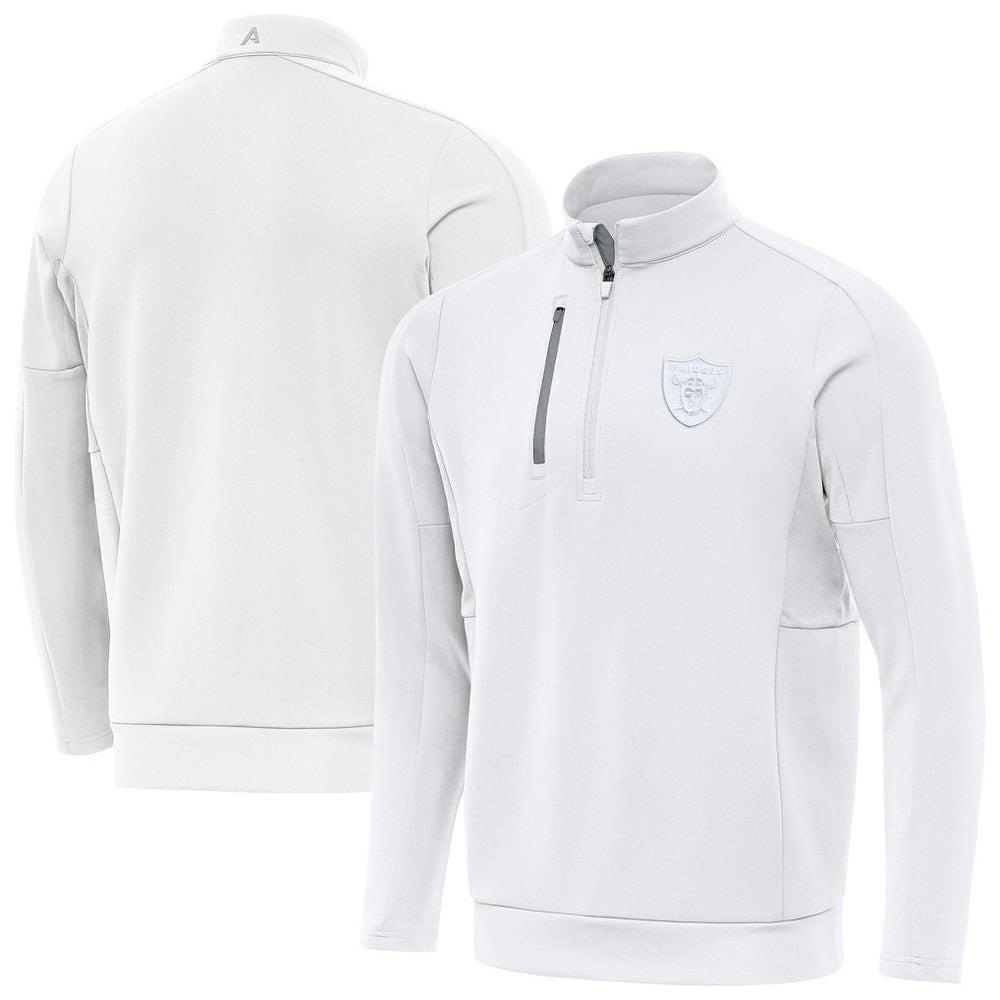Las Vegas Raiders Antigua Generation Quarter-Zip Top