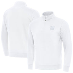 New York Giants Antigua Victory Quarter-Zip Top
