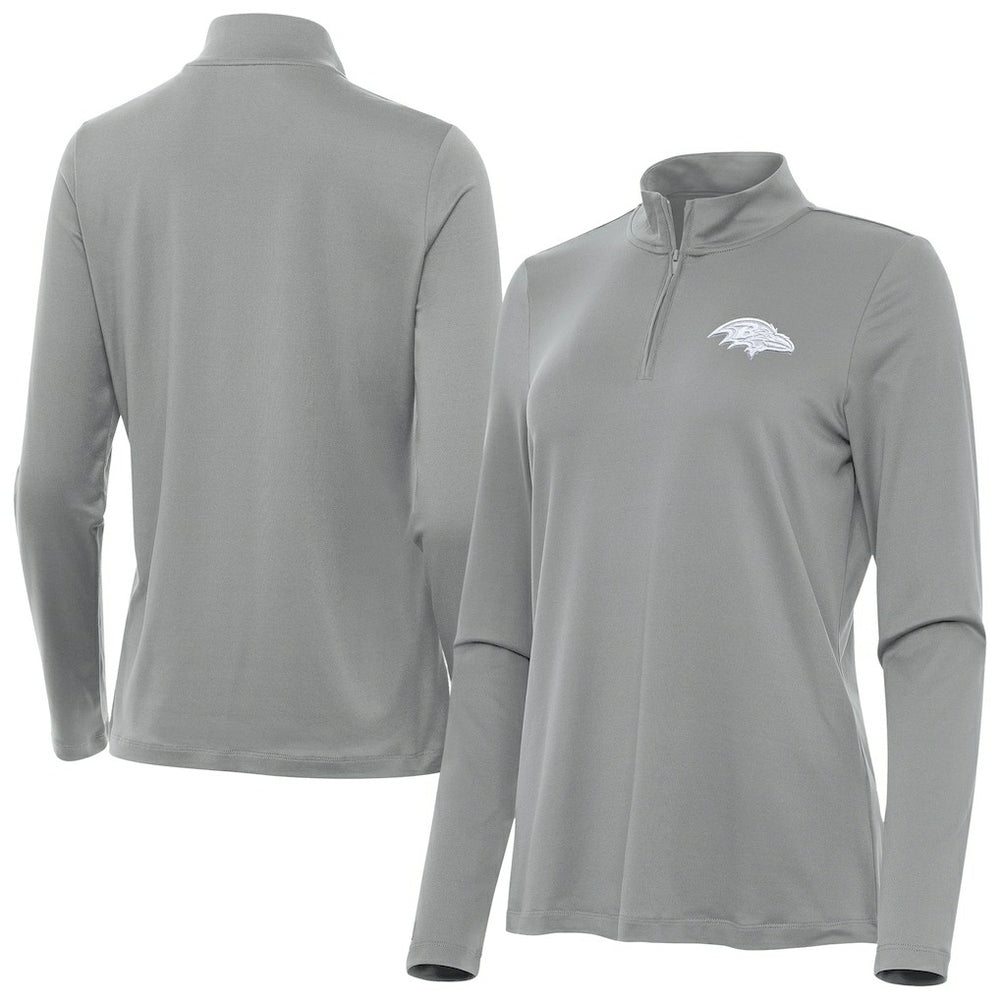 Baltimore Ravens Antigua Women's Reprocess Quarter-Zip Top