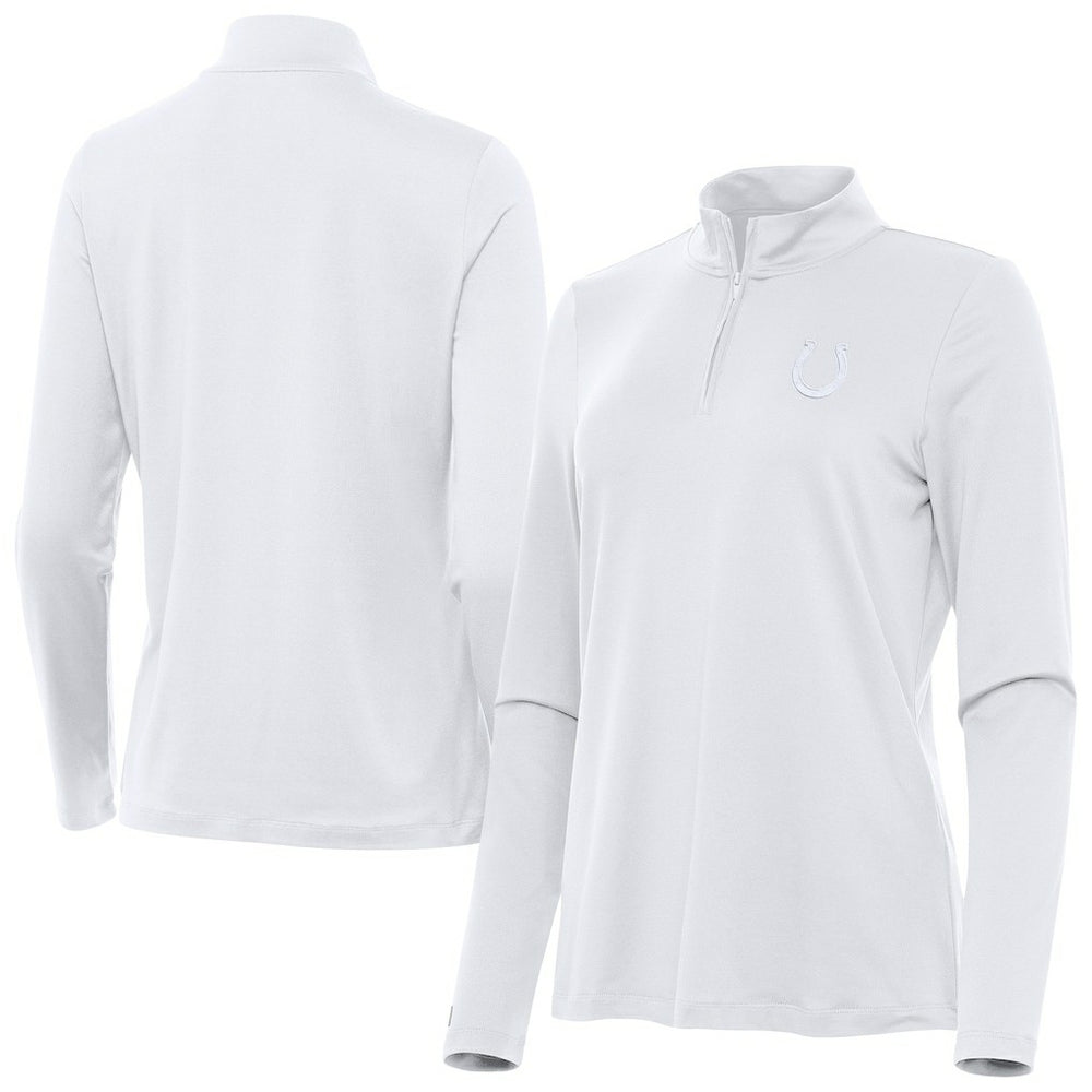 Indianapolis Colts Antigua Women's Reprocess Quarter-Zip Top