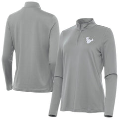 Houston Texans Antigua Women's Reprocess Quarter-Zip Top