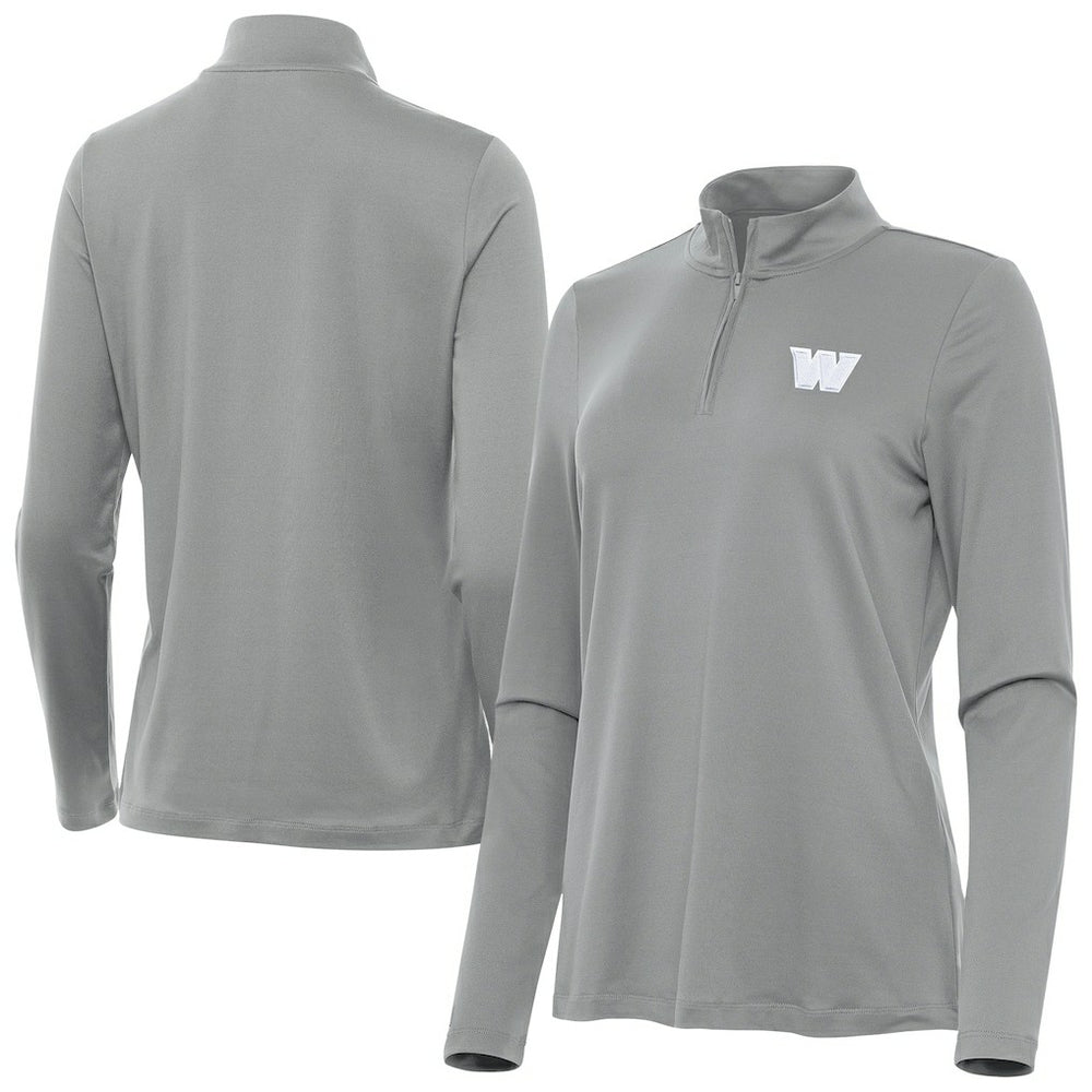 Washington Commanders Antigua Women's Reprocess Quarter-Zip Top