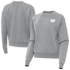 Washington Commanders Antigua Women's Victory Crew Pullover Sweatshirt
