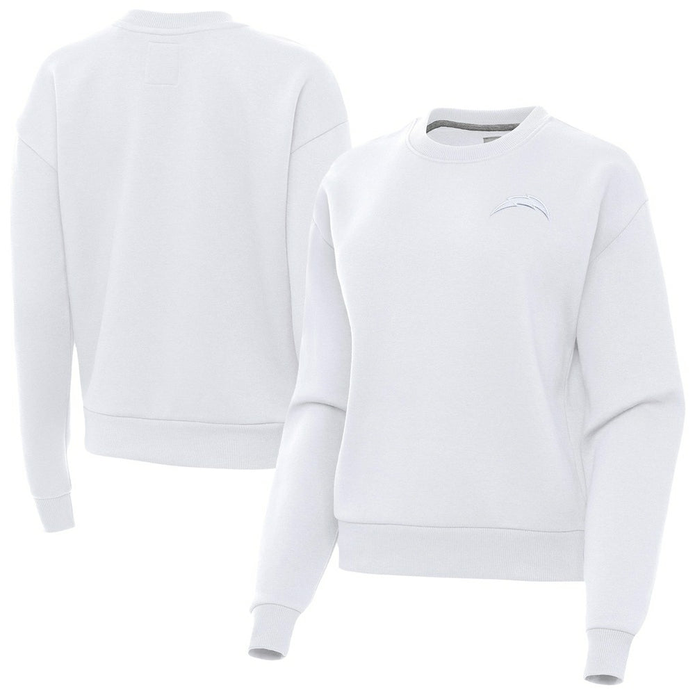 Los Angeles Chargers Antigua Women's Victory Crew Pullover Sweatshirt
