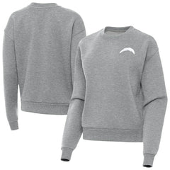 Los Angeles Chargers Antigua Women's Victory Crew Pullover Sweatshirt