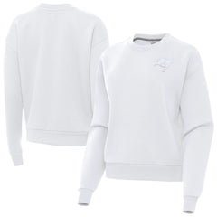 Tampa Bay Buccaneers Antigua Women's Victory Crew Pullover Sweatshirt