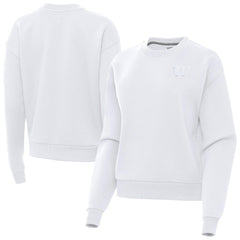 Washington Commanders Antigua Women's Victory Crew Pullover Sweatshirt