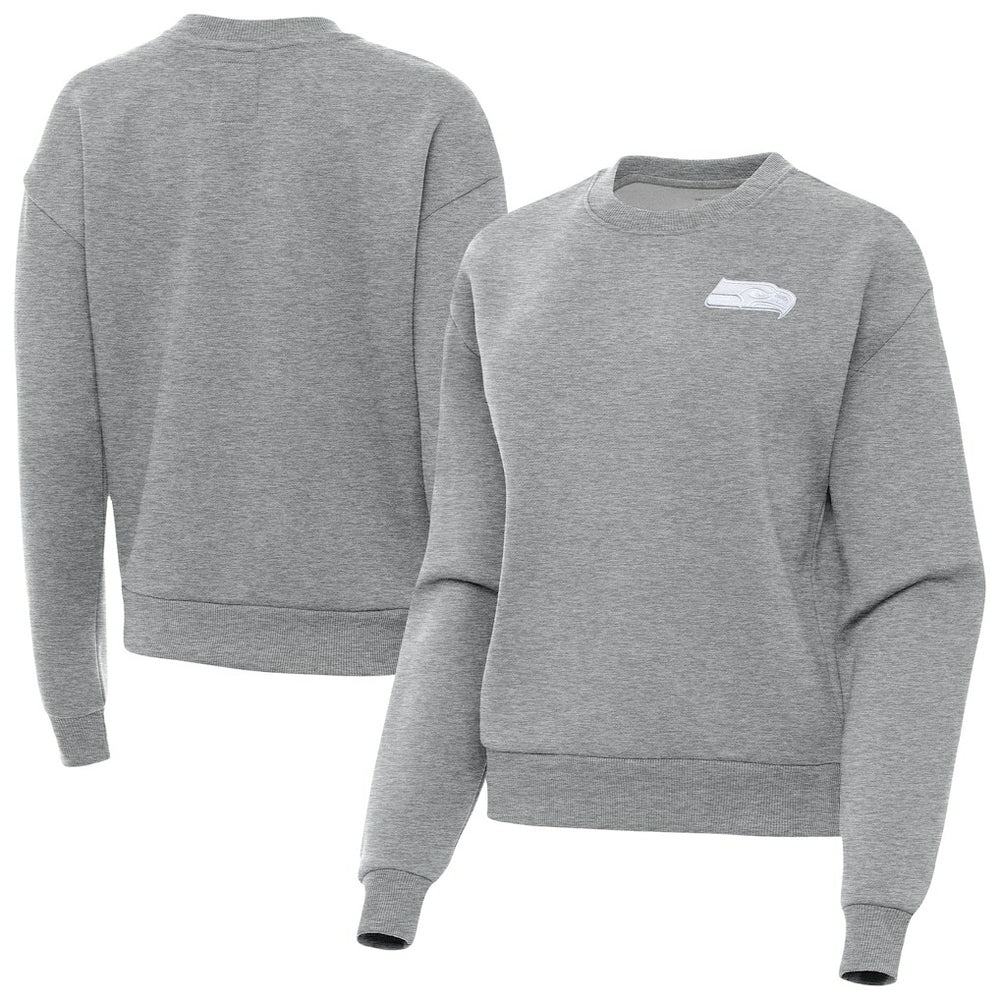 Seattle Seahawks Antigua Women's Victory Crew Pullover Sweatshirt
