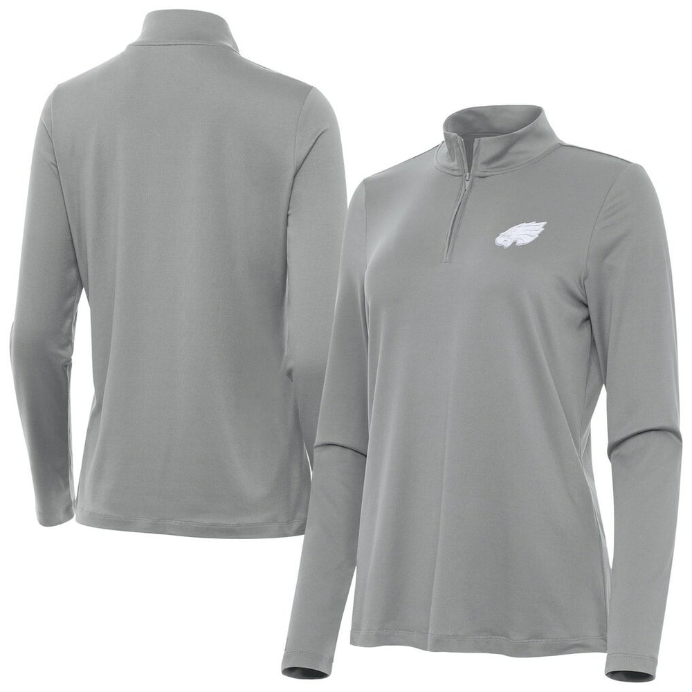 Philadelphia Eagles Antigua Women's Reprocess Quarter-Zip Top