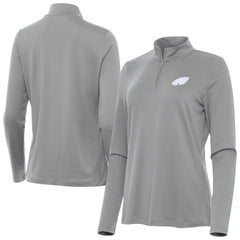 Philadelphia Eagles Antigua Women's Reprocess Quarter-Zip Top