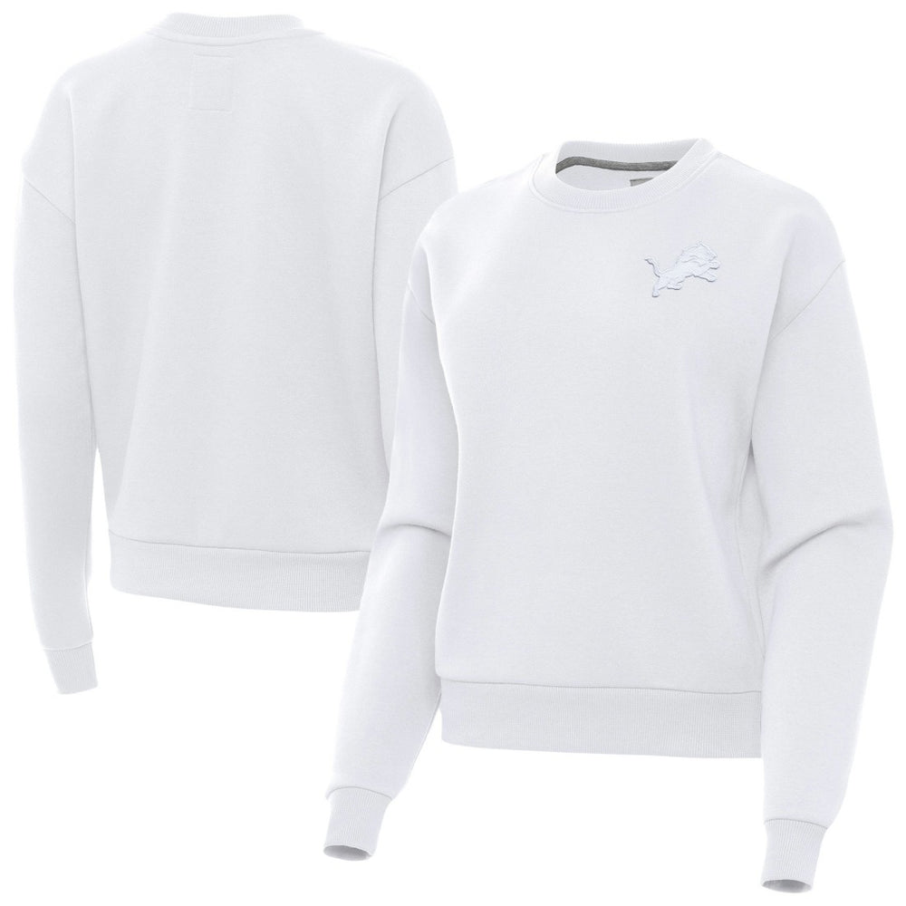 Detroit Lions Antigua Women's Victory Crew Pullover Sweatshirt