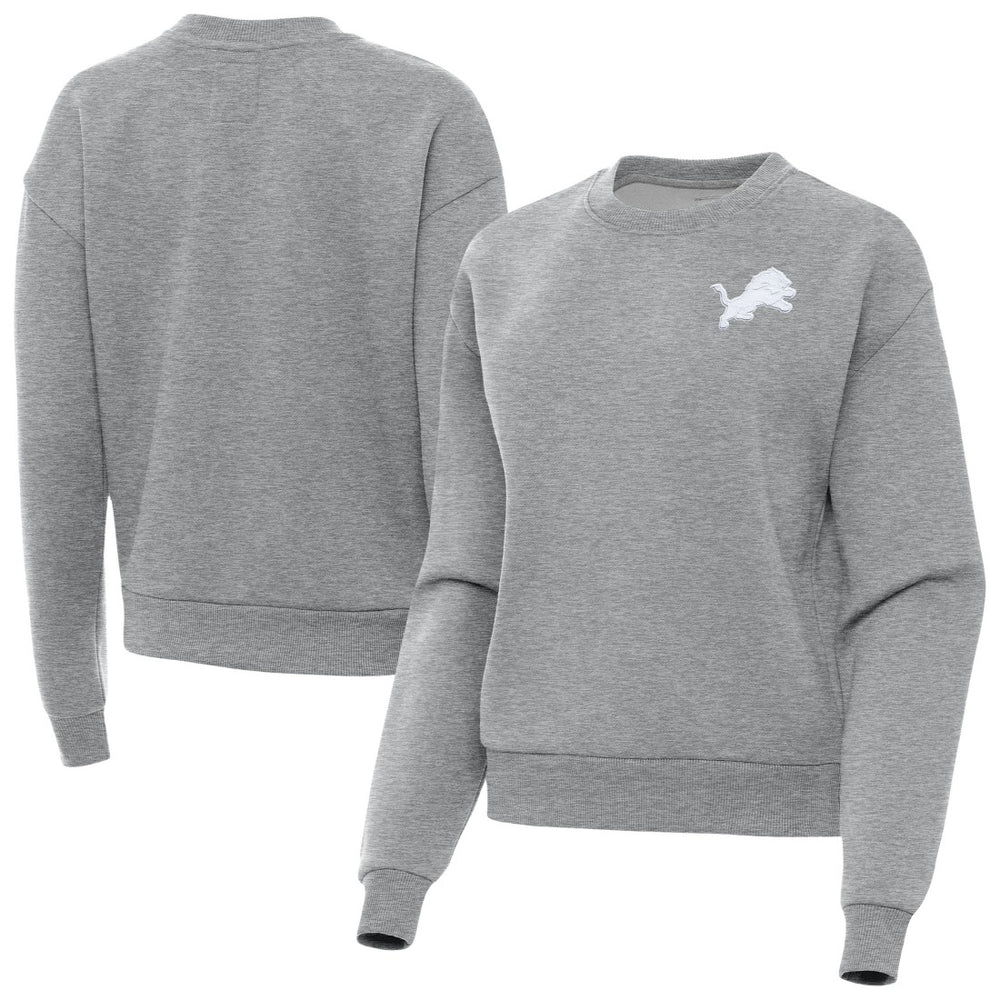 Detroit Lions Antigua Women's Victory Crew Pullover Sweatshirt
