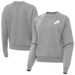 Detroit Lions Antigua Women's Victory Crew Pullover Sweatshirt