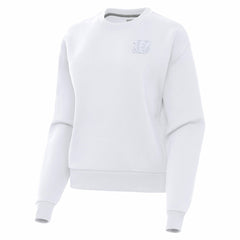 Cincinnati Bengals Antigua Women's Victory Crew Pullover Sweatshirt