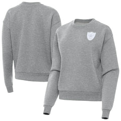 Las Vegas Raiders Antigua Women's Victory Crew Pullover Sweatshirt