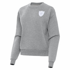 Las Vegas Raiders Antigua Women's Victory Crew Pullover Sweatshirt