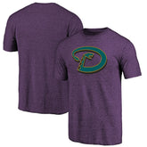 Arizona Diamondbacks Purple Cooperstown Official Logo Tri-Blend T-Shirt | MLB Near me