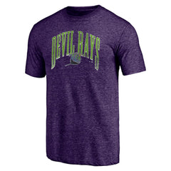 Tampa Bay Rays Purple Cooperstown Collection Line Corps Tri-Blend T-Shirt | MLB Online