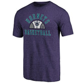 Charlotte Hornets Purple Half Classic Tri-Blend T-Shirt for sale New