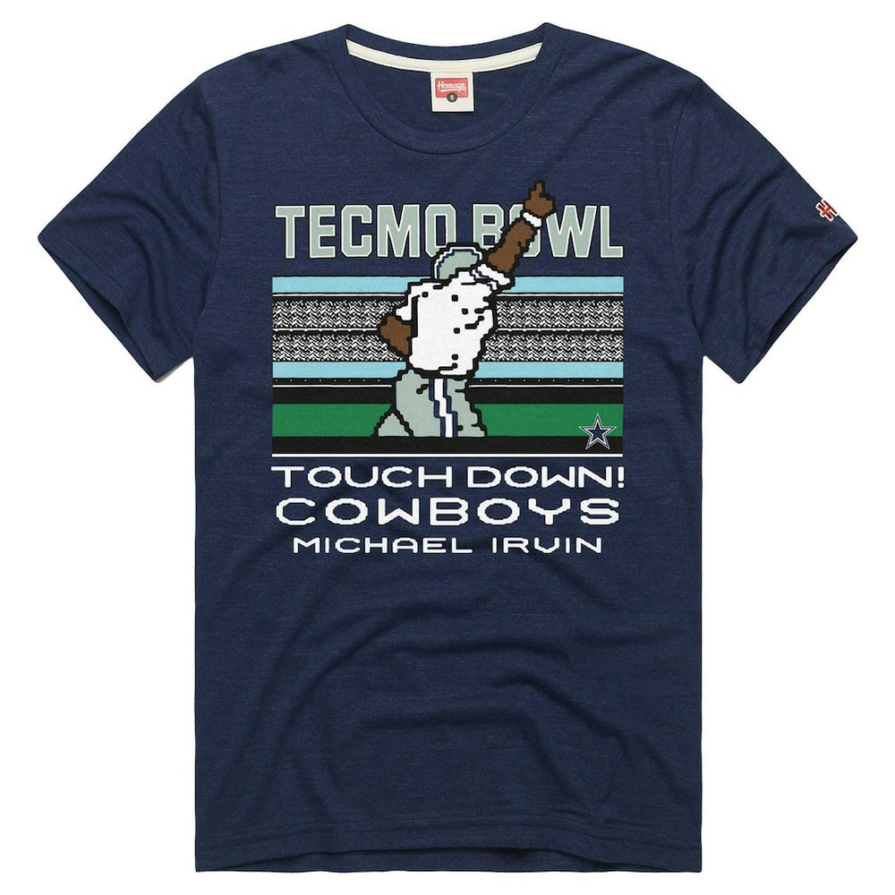Dallas Cowboys Michael Irvin Homage Unisex Tecmo Bowl Retired Player Graphic Tri-Blend T-Shirt