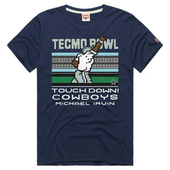 Dallas Cowboys Michael Irvin Homage Unisex Tecmo Bowl Retired Player Graphic Tri-Blend T-Shirt