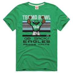 Philadelphia Eagles Reggie White Homage Unisex Tecmo Bowl Retired Player Graphic Tri-Blend T-Shirt