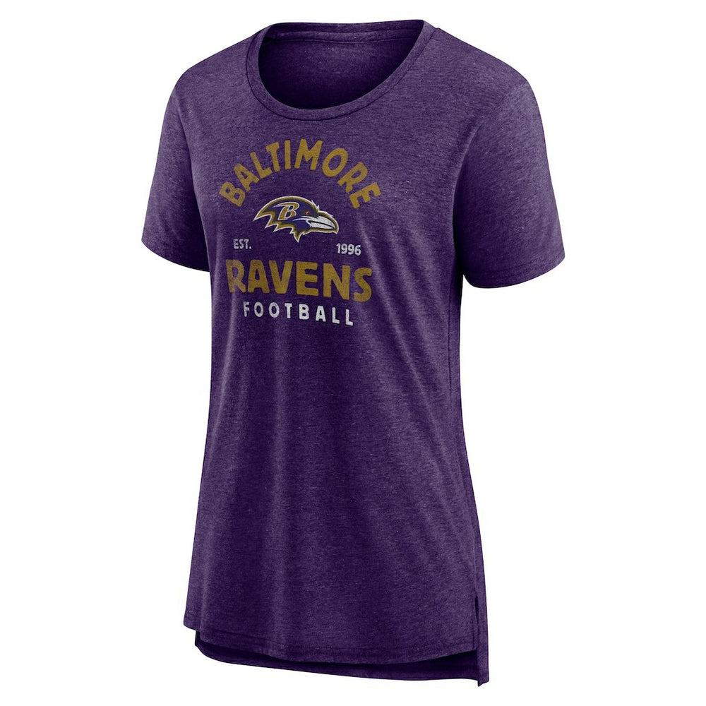 Baltimore Ravens Women's Vintage Arch Tri-Blend T-Shirt