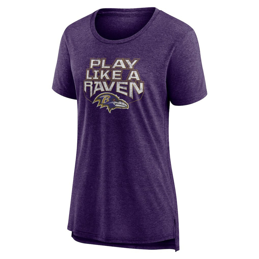 Baltimore Ravens Women's Hometown First Down Tri-Blend T-Shirt